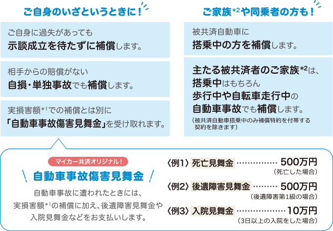 自動車事故傷害見舞金